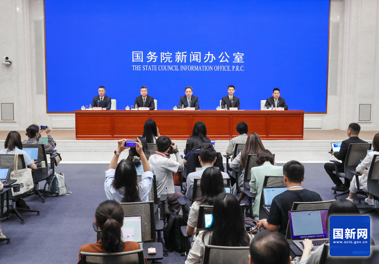 新聞發(fā)布會現(xiàn)場（劉健 攝）圖源：國新辦