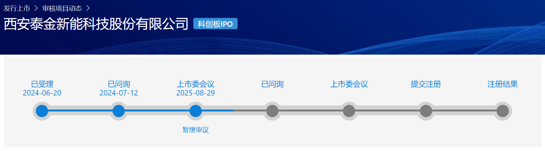泰金新能科創(chuàng)板IPO上會暫緩審議