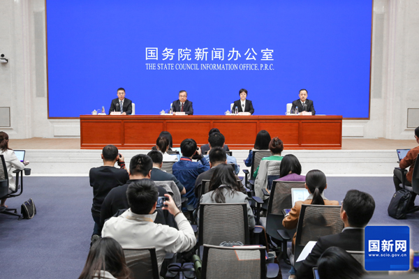 新聞發(fā)布會(huì)現(xiàn)場（劉健 攝） 圖片來源：國新網(wǎng)